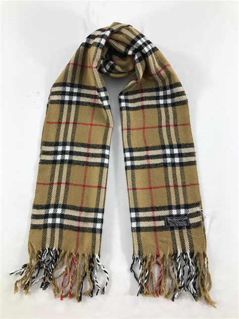 old logo burberry scarf